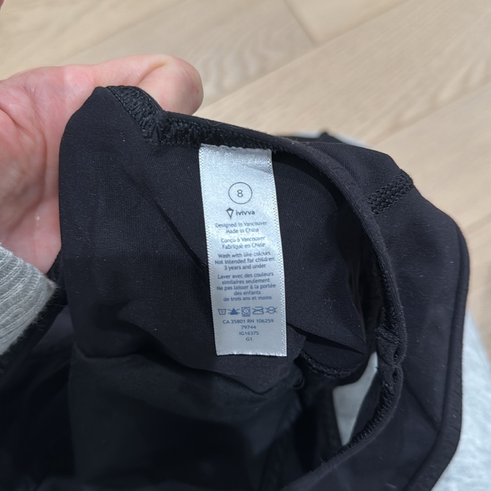 Ivivva Black Leotard 8 - Picture 4 of 5